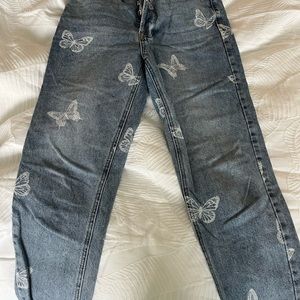 Pacsun Butterfly Jeans